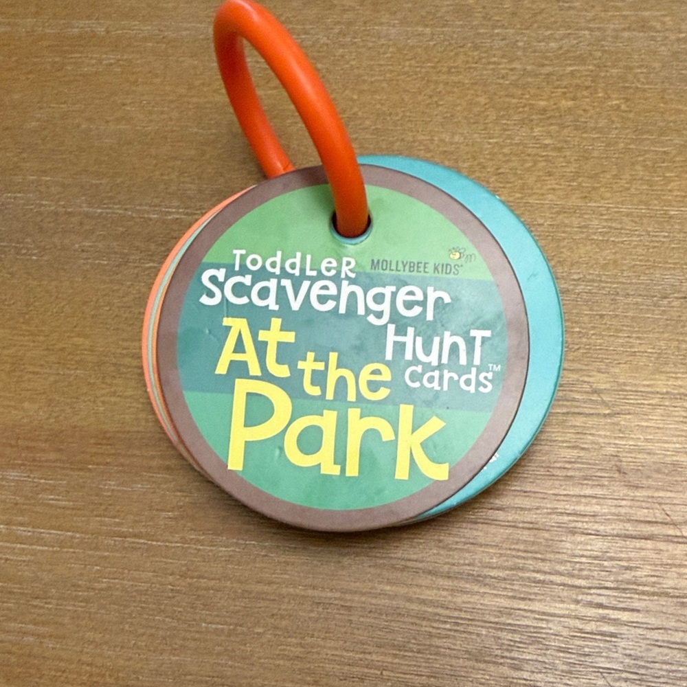 Scavenger Hunt Cards - Vibrant Orange and Green